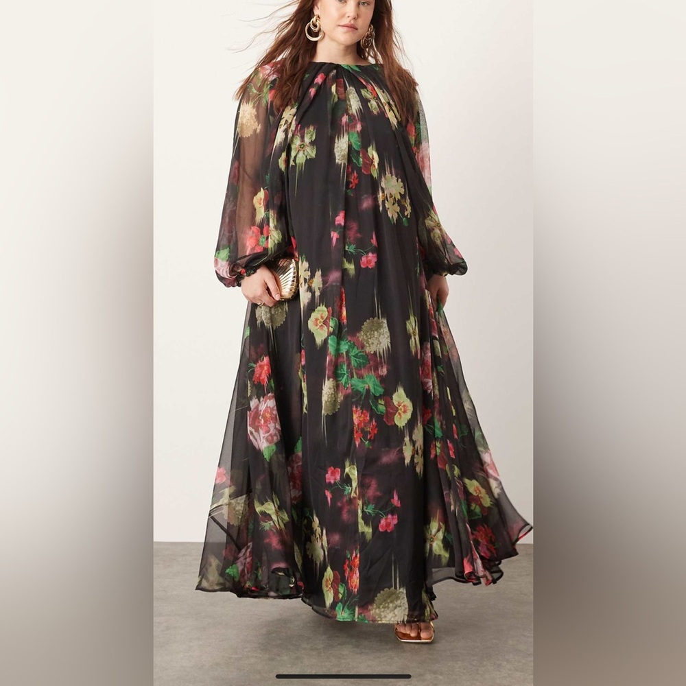 ASOS Chiffon Maxi Dress